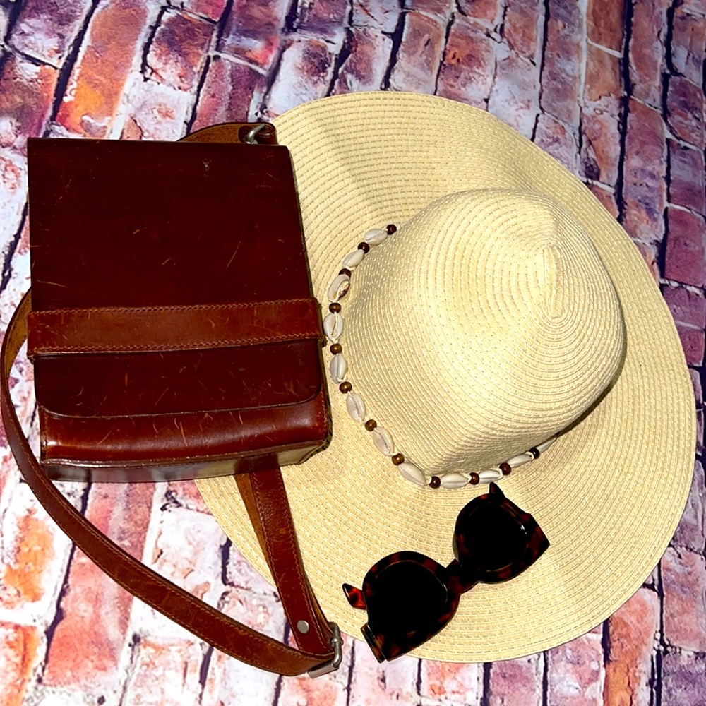 Gap Vintage Small Leather Crossbody Bag